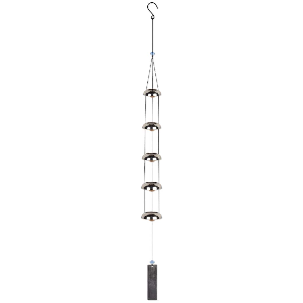 Silver Vertical Bells 37"