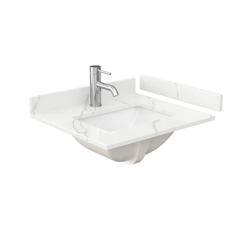 Wyndham Collection WCH7575-24S-QTZ-UNSMXX Janna 24" Free Standing