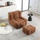 preview thumbnail 33 of 70, Roomfitters Fluffy Bean Bag Chair - Comfortable Super Soft Lazy Sofa Chair with Memory Foam - Indoor for Living Room, Bedroom