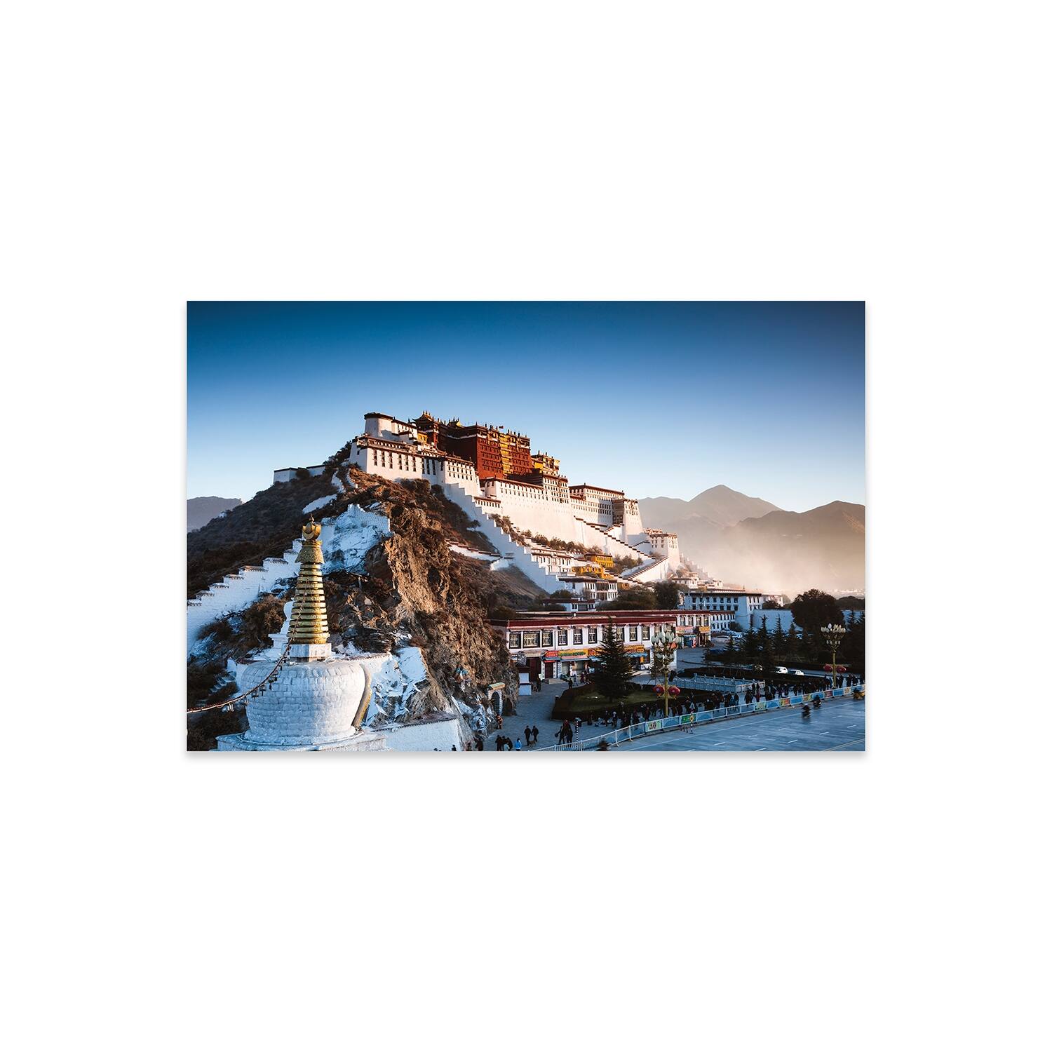 Famous Potala Palace, Lhasa, Tibet Print On Acrylic Glass by Matteo ...