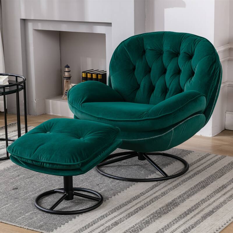 Accent Living room TV Chair with ottoman