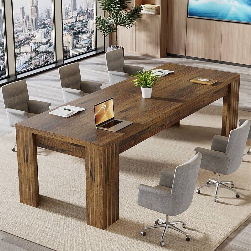 78.7-Inch Extra Long Computer Desk for 2 Person