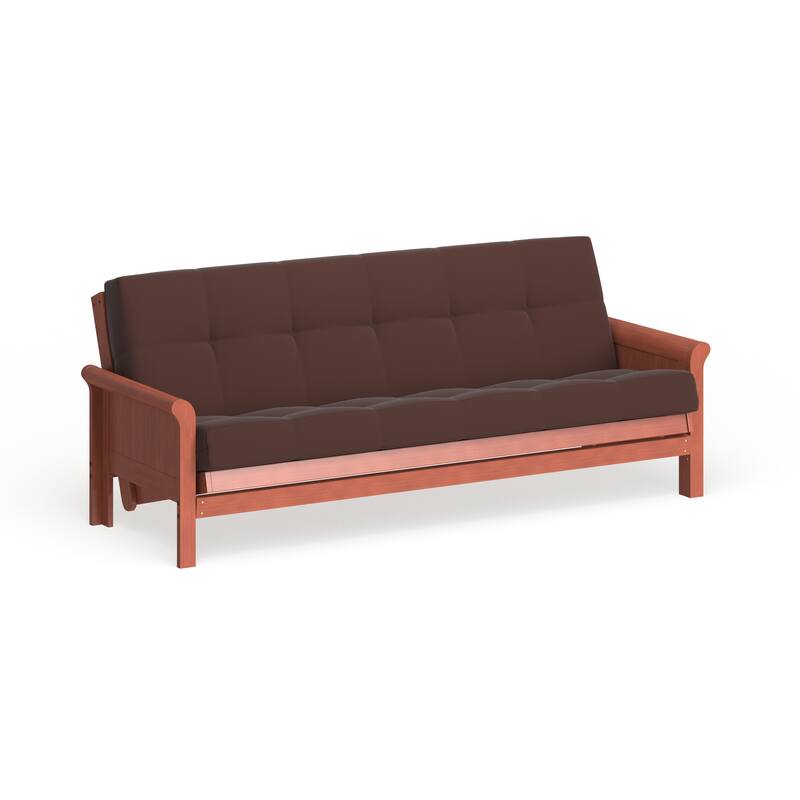 6-inch Thick Twill Futon Mattress (Twin, Full, or Queen)