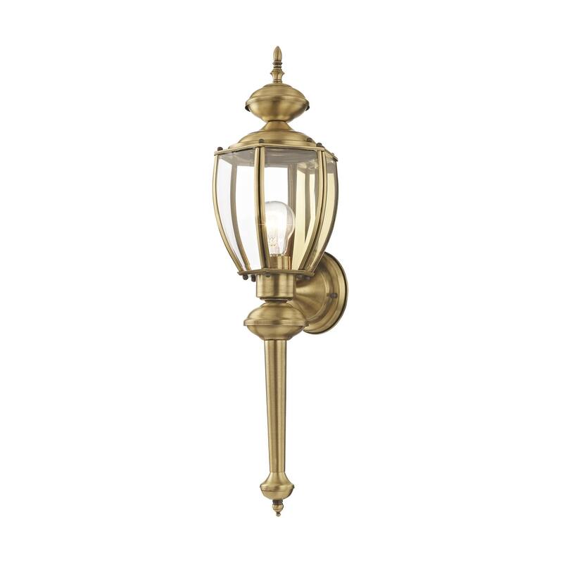 Livex Lighting Outdoor Basics Single Light 25-1/4" High Outdoor Wall
