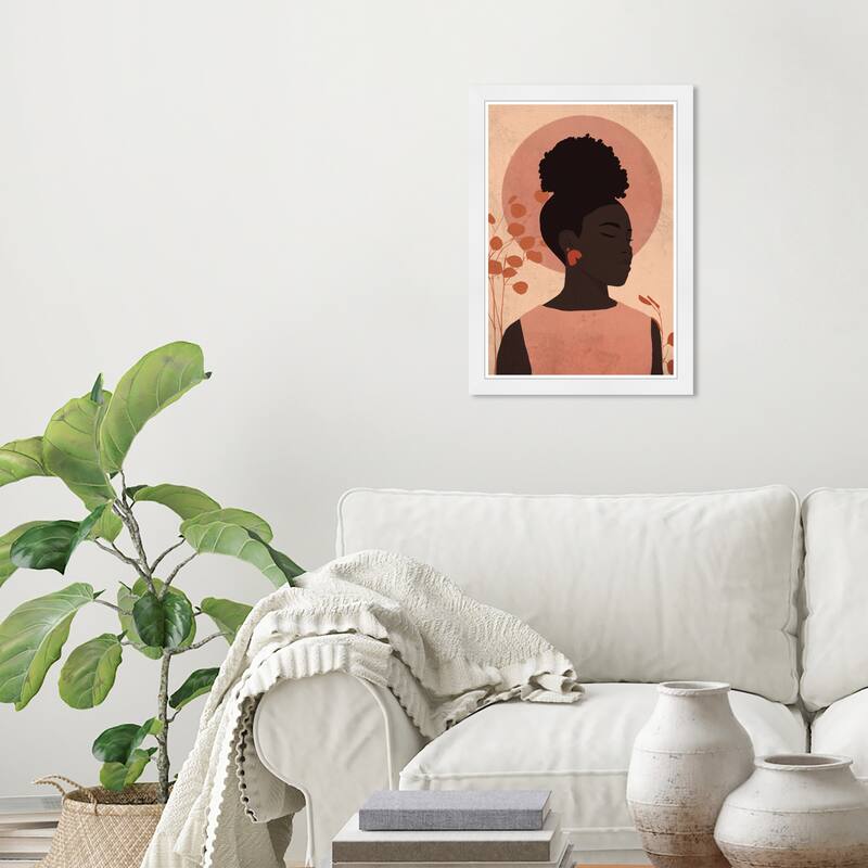 Wynwood Studio Prints Fashion and Glam Pretty Peaches Orange and Tropical Wall Art Canvas Print - White