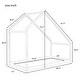 preview thumbnail 7 of 7, Modern Style Pine Wood Twin Size Wooden House Bed, Versatile Design, Can Be Decorated