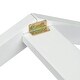 preview thumbnail 36 of 56, Double Twin House-Style Floor Bed with Fence and Guardrails, No Door
