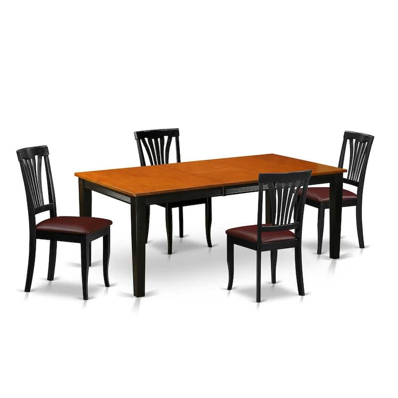 African Adventure Dinette Set - Table & 8 Chairs - Kitchen Dining Room Furniture