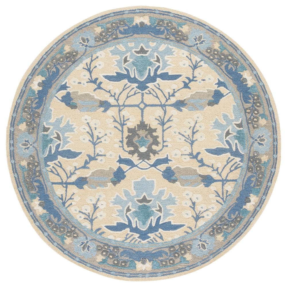 SAFAVIEH Handmade Earthly Treasure Boyana Traditional Wool Rug