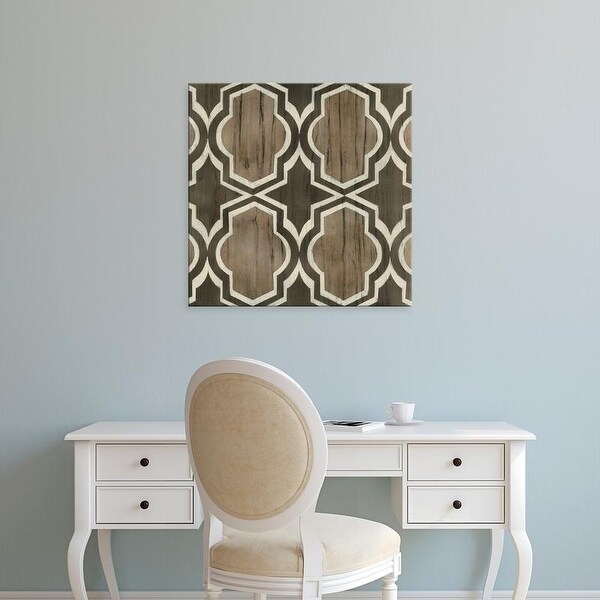 Easy Art Prints June Erica Vess's 'Driftwood Geometry V' Premium Canvas Art