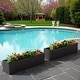 preview thumbnail 11 of 49, Dovelina Modern Metal Rectangular Planter- Elevate Your Space, Indoors & Outdoors