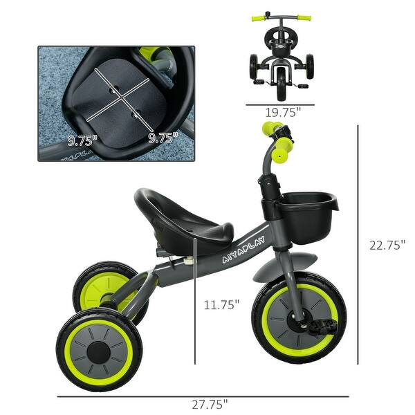 Kids Tricycle for Toddlers Age 2-5 with Adjustable Seat