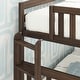 preview thumbnail 8 of 15, Max and Lily Twin over Full Bunk Bed with Ladder on End