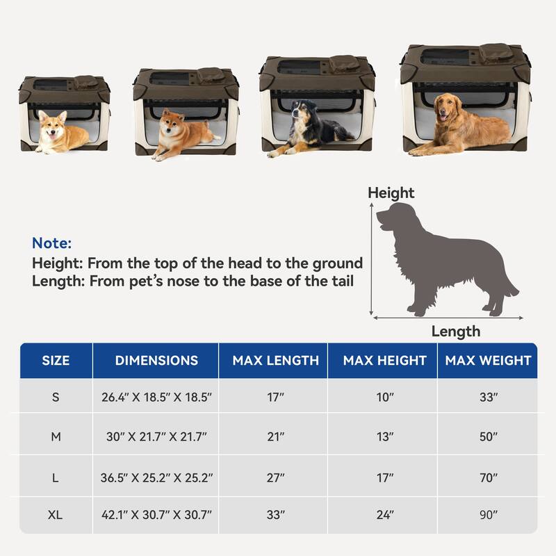 Moasis Soft-side Dog Carrier with 4 Entrances