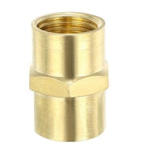 Fitting 1 4 Uxcell Brass Cross Pipe Fitting 1/4 PT Female Thread 4 Way Connector 2pcs 4 In Exhaust Coupler