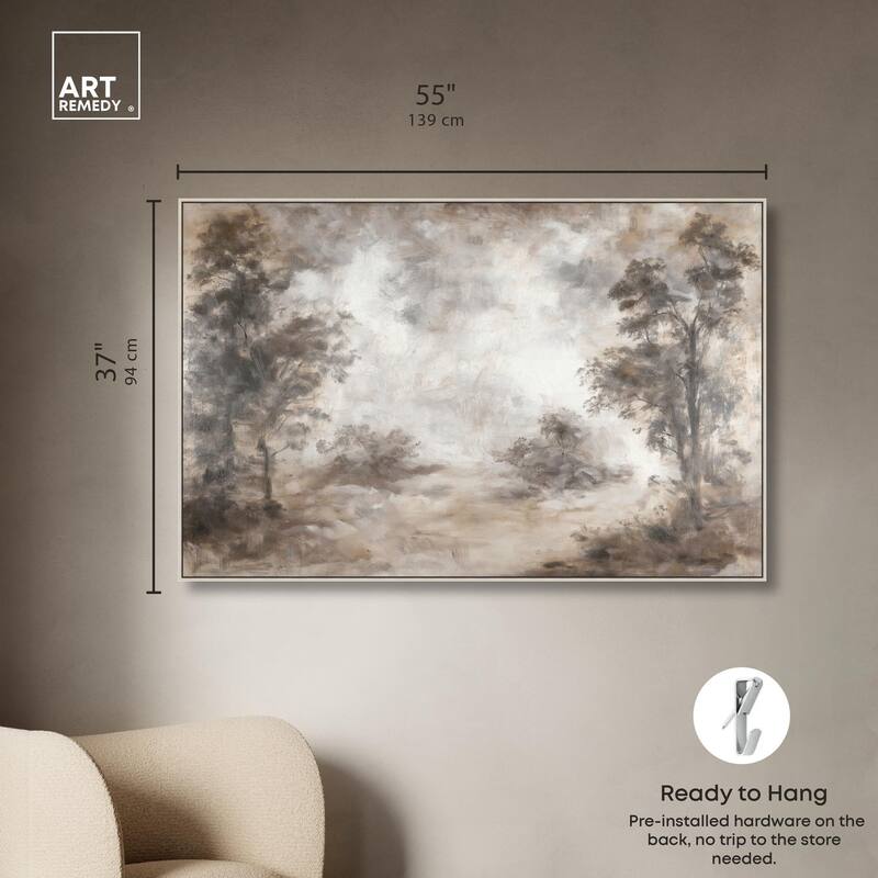 Veiled in Fog Canvas by Art Remedy