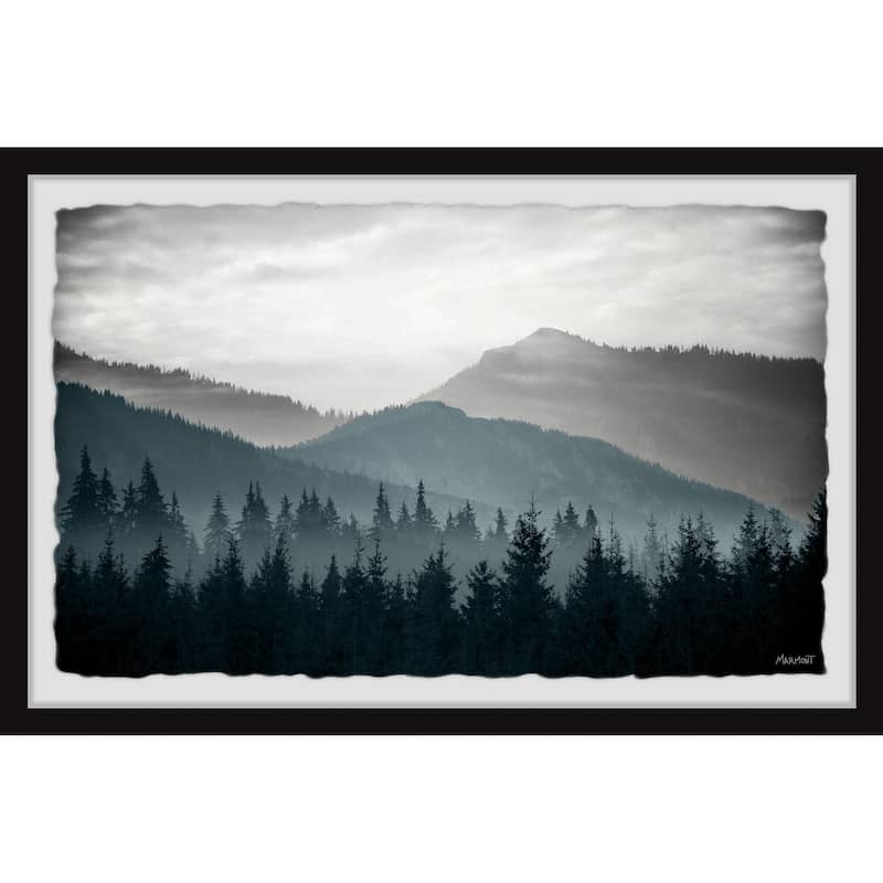 'A Night on the Mountain' Framed Painting Print