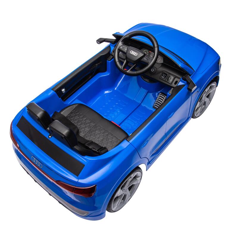 12V Kids Ride On Electric Car W/Parents Remote Control,Licensed Audi Sq8 For Kids,Volume Control,For Kids Aged 3-6.