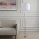 preview thumbnail 3 of 6, Uttermost Colette White Stone Floor Lamp - 69'' H X 19'' W X 19'' D