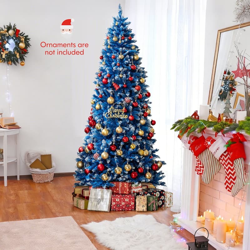 Costway 6/7/8/9 FT Artificial Christmas Tree, with 270/340/420/520 - See Details