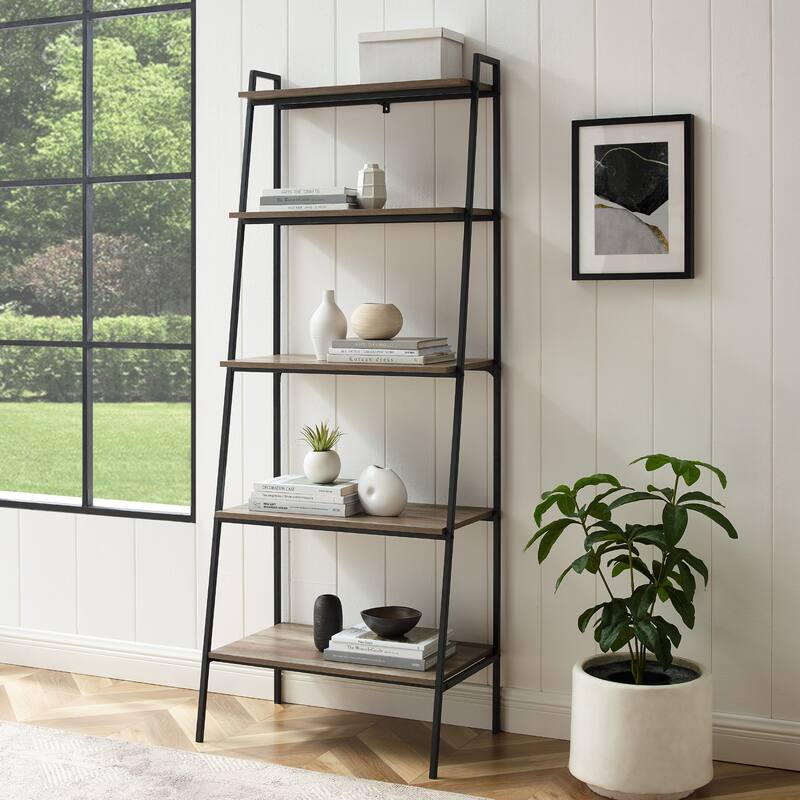 Middlebrook Lahuri 72-inch Open Ladder 5-shelf Bookshelf