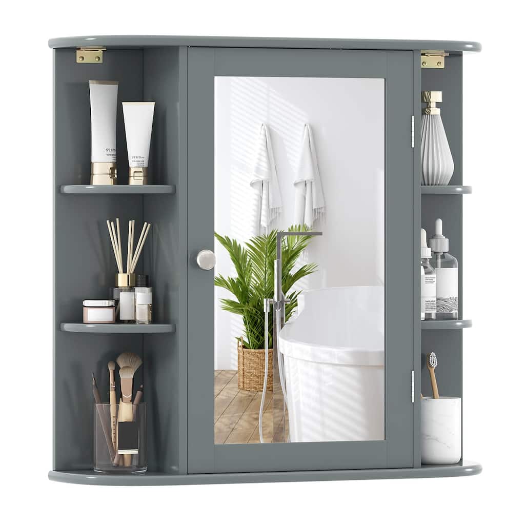 Costway Multipurpose Wall Surface Bathroom Storage Medicine Cabinet