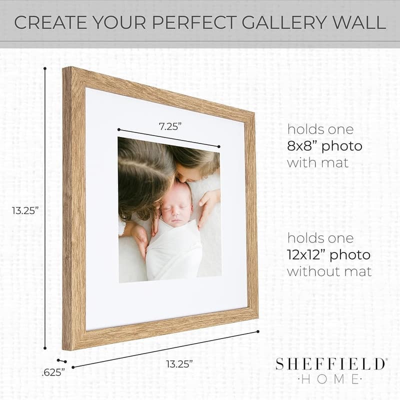 Sheffield Home 9 Piece Gallery Wall Frame Set,