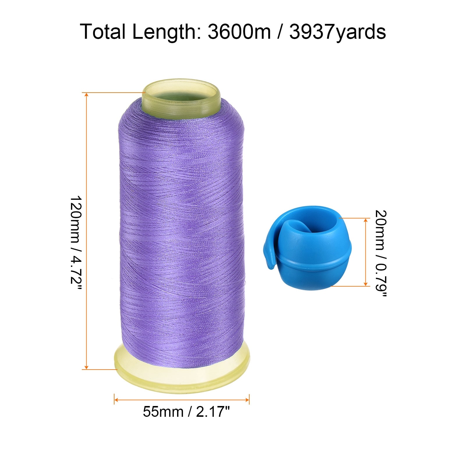 3 Rolls Nylon Beading Thread Knotting Cord 0.6mm 50 Yard Satin