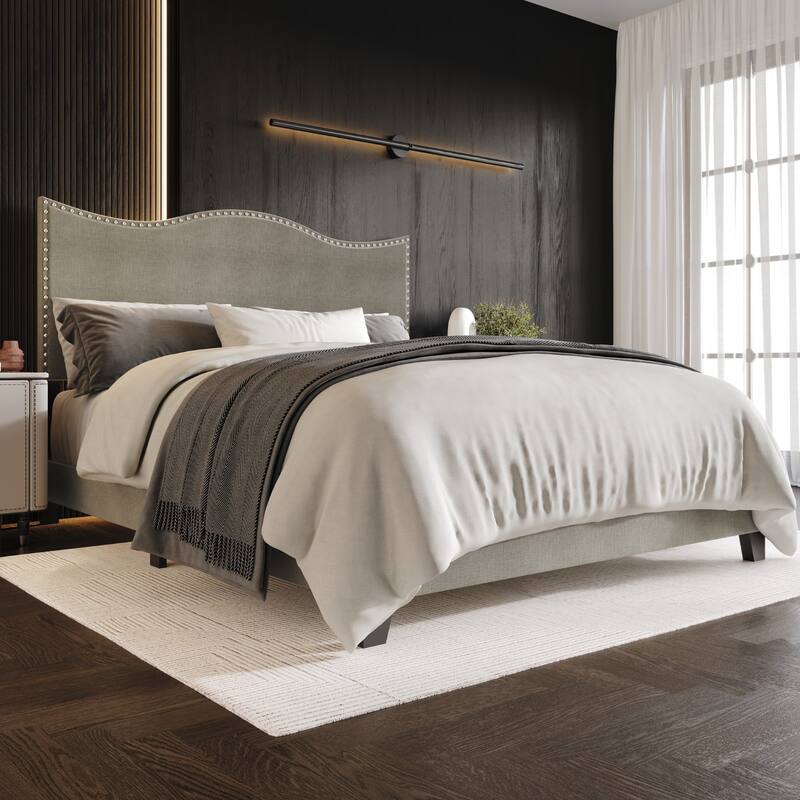 Clayfell Anderson Upholstered Panel Bed