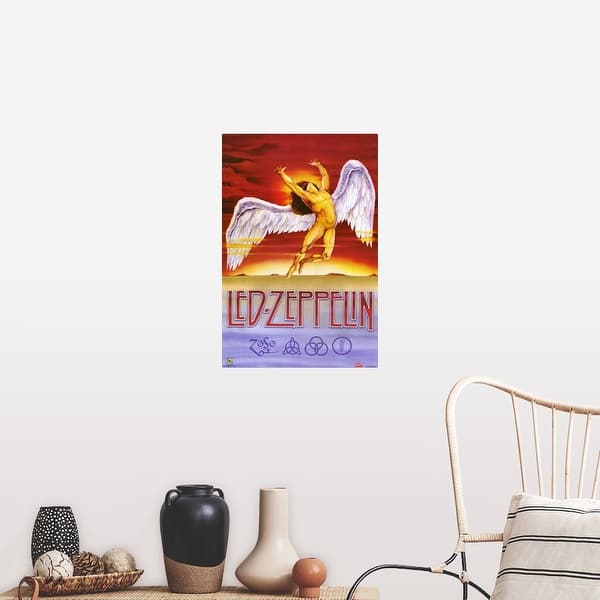affiche ange led zeppelin