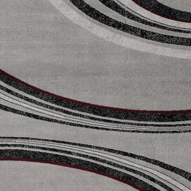 HomeRoots Abstract Modern Runner Area Rug
