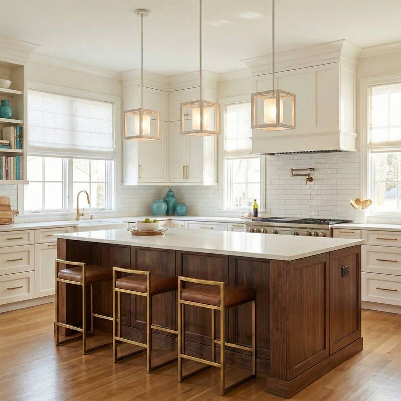 Acroma 1 - Light Square/Rectangle Pendant