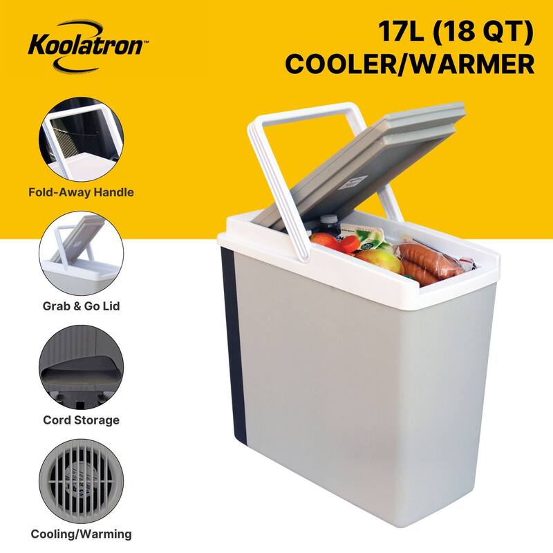 Koolatron Thermoelectric Iceless 12V Cooler/Warmer 18 qt (17L)