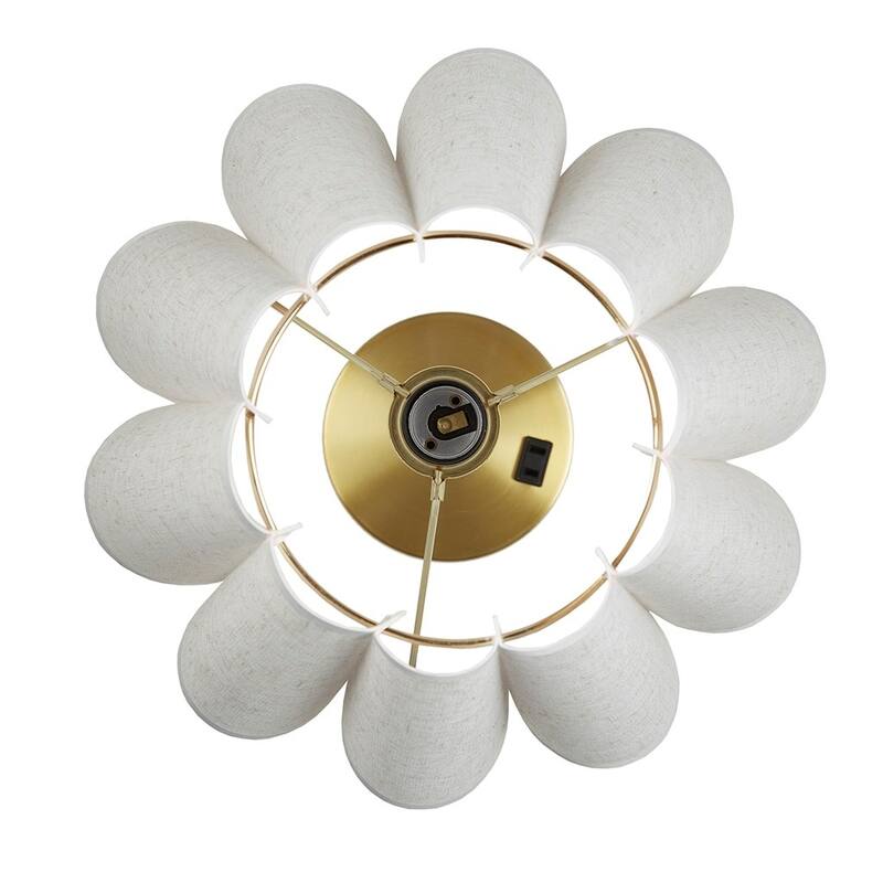 Tap-Control and Dimmable Accent Table Lamp with Power Outlet Gold See below