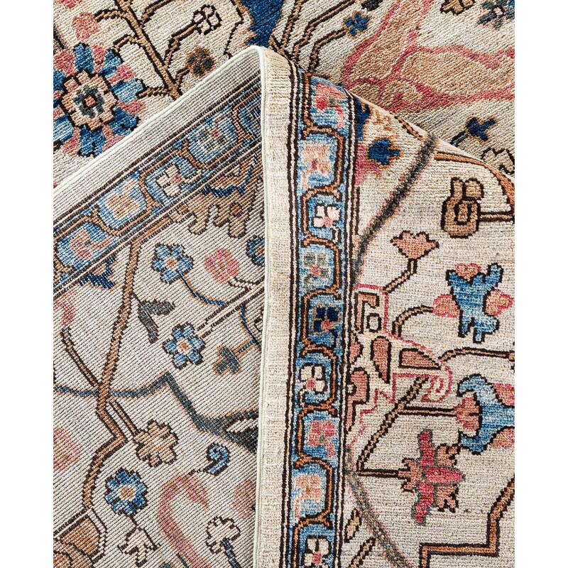 Serapi One-of-a-Kind Hand-Knotted Area Rug - Ivory - 9' 2" x 11' 9"
