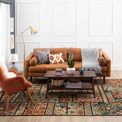 Mohawk Home Abbotts Lake Ornamental Patchwork Tile Area Rug