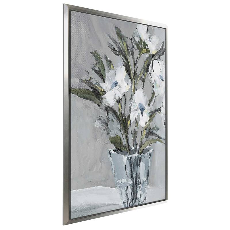 "Evening Flowers" Print on Floating Canvas