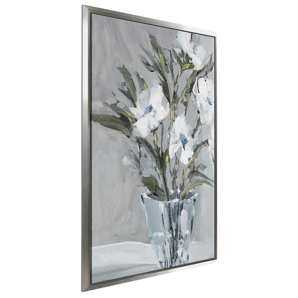 "Evening Flowers" Print on Floating Canvas