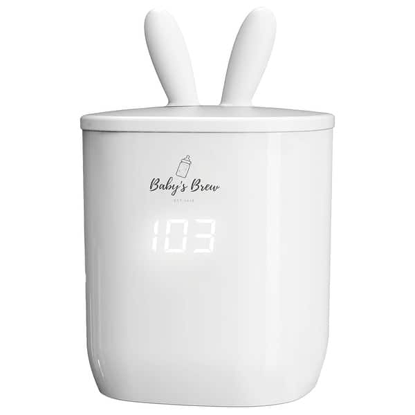 slide 1 of 1, Baby's Brew Single Warmer - White - 6.5 x 4.5 x 3.5