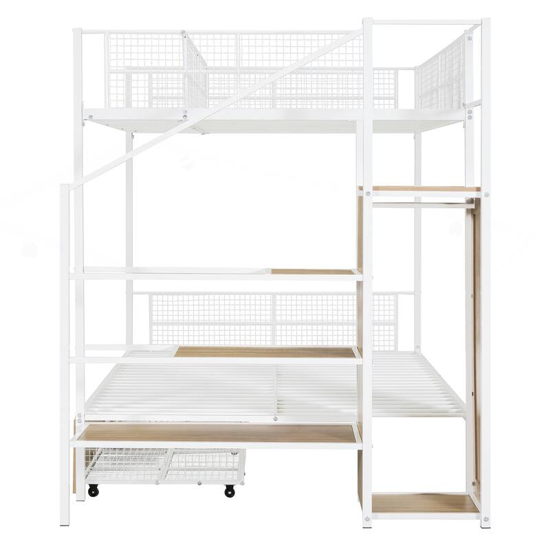 Twin Over Full Metal Bunk Bed