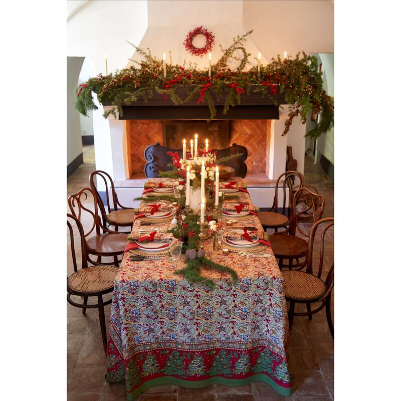 Couleur Nature Noel Rectangle Tablecloth