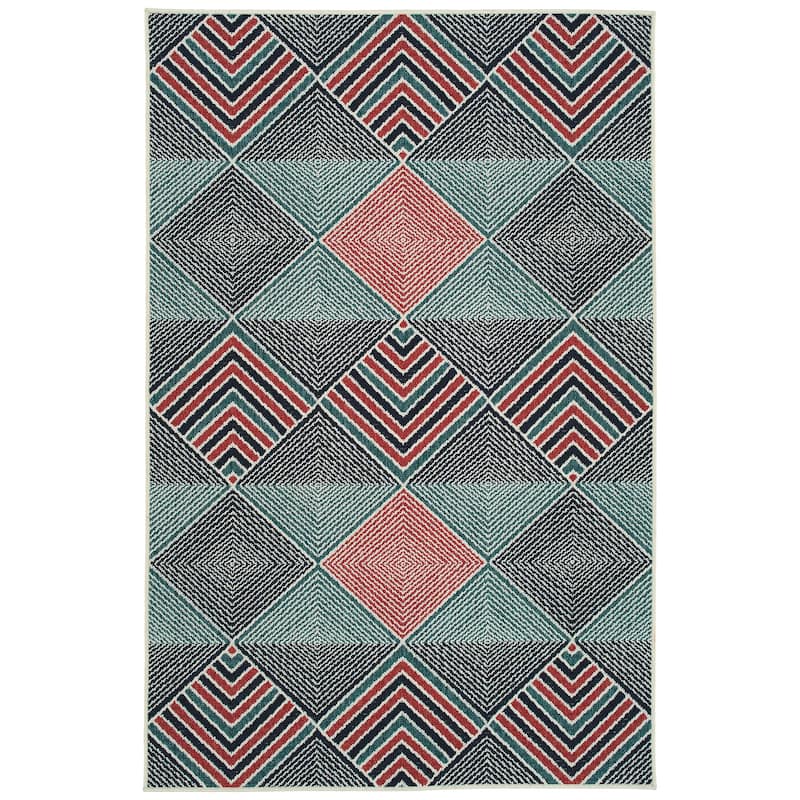 Pianta Collection Machine-Made Indoor/Outdoor Area Rug
