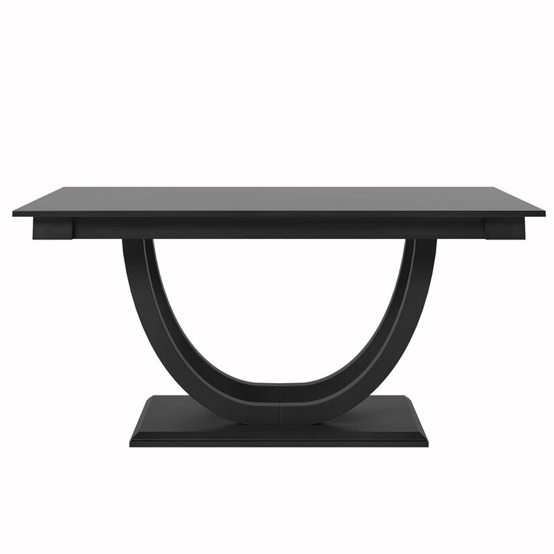 6PCS Wood Dining Table Set With Bench