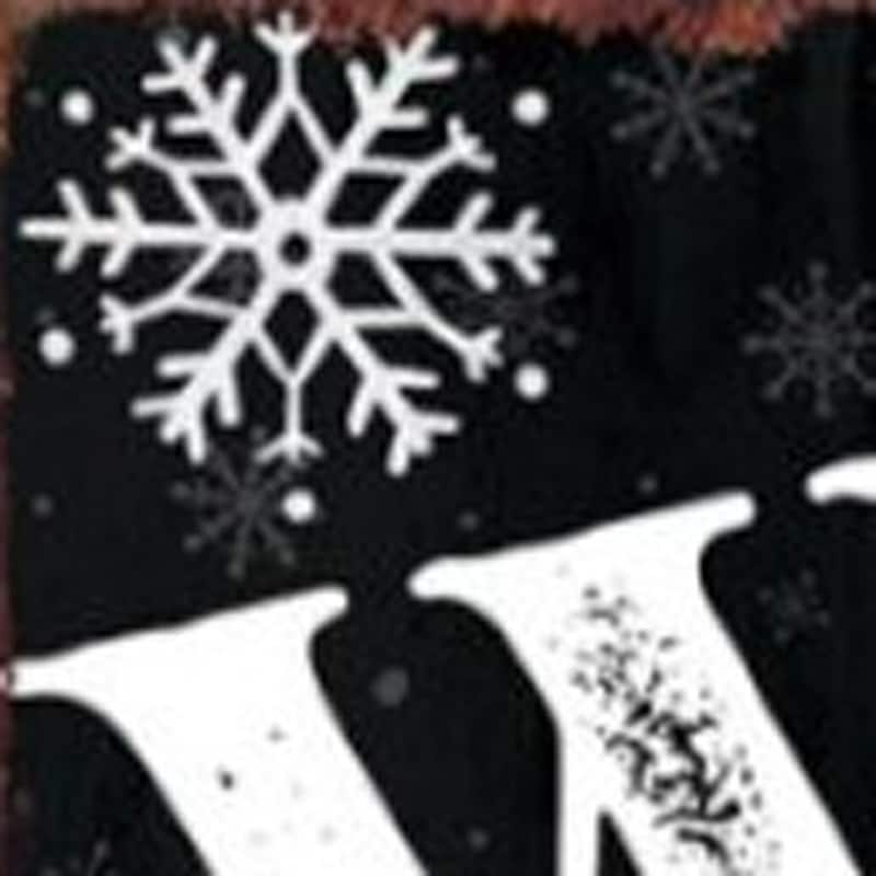 HomeRoots 72" Black And White Solid Wood Welcome Snowman Porch Sign