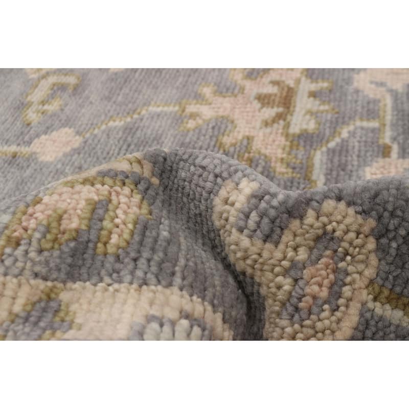 ECARPETGALLERY Hand-knotted Jules Serapi Grey Wool Rug - 7'10 x 9'11
