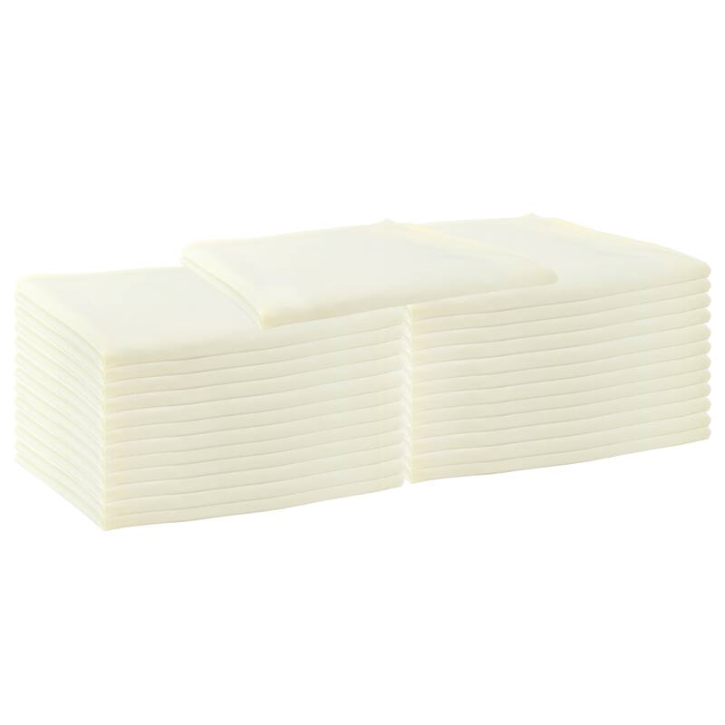 Arkwright Home 20x20 Solid Color Poly Spun Dinner Napkins - Pack of 25
