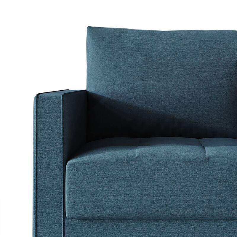 CraftPorch Contemporary Minimalist Linen Upholstered Sofa