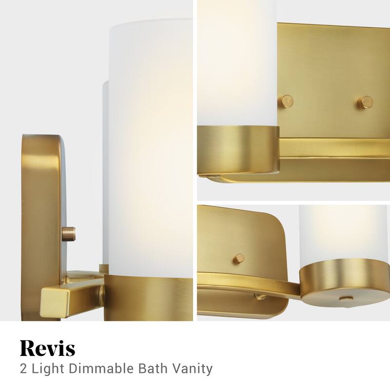 Brio Lighting Revis 2 - Light Dimmable Bathroom Vanity Light