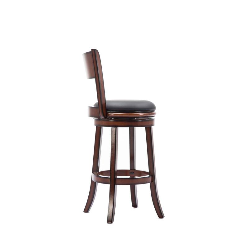 Palmetto Rubberwood 29-inch Swivel Stool