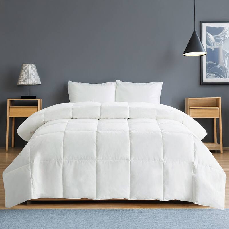 Highland Feather All Season Down Alternative Comforter Soft Duvet Insert with Corner Ties